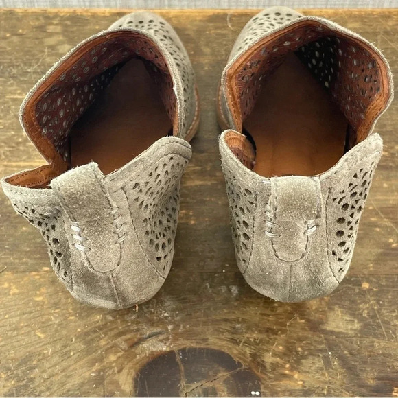 Jeffrey Campbell Cut out Suede Block Heel Slip on Bootie Boots Women's 10 - Picture 4 of 12